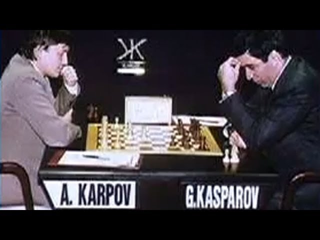 Karpov vs. Kasparov 1987 Colorized - 9GAG