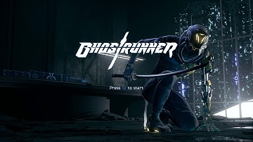 Ghostrunner Title Screen (PC, PS4, Xbox One, Switch)
