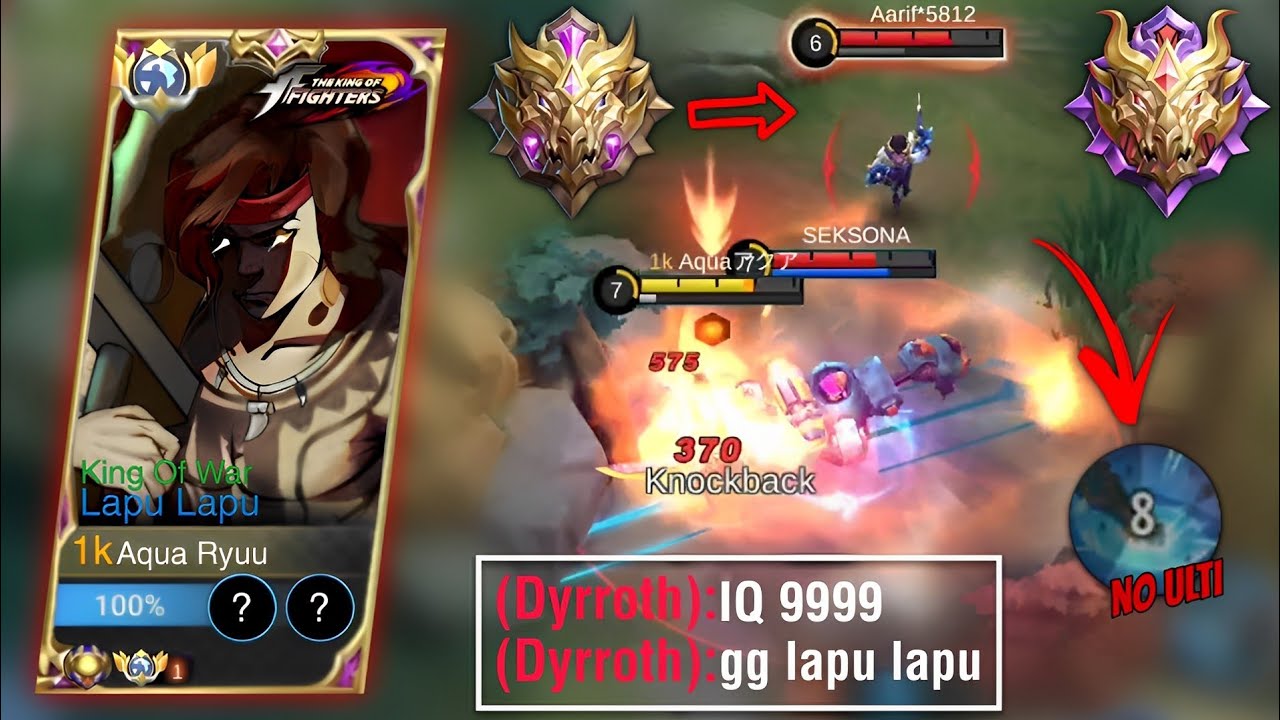 GLOBAL LAPU LAPU BATTLE IQ TUTORIAL MYTHIC GLORY | How Can Counter Be Countered ~ Lapu Aqua