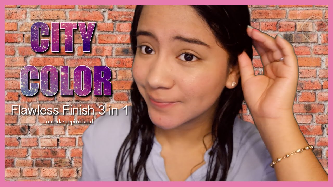City Color Flawless Finish Foundation Demo & Primera Impresion YouTube
