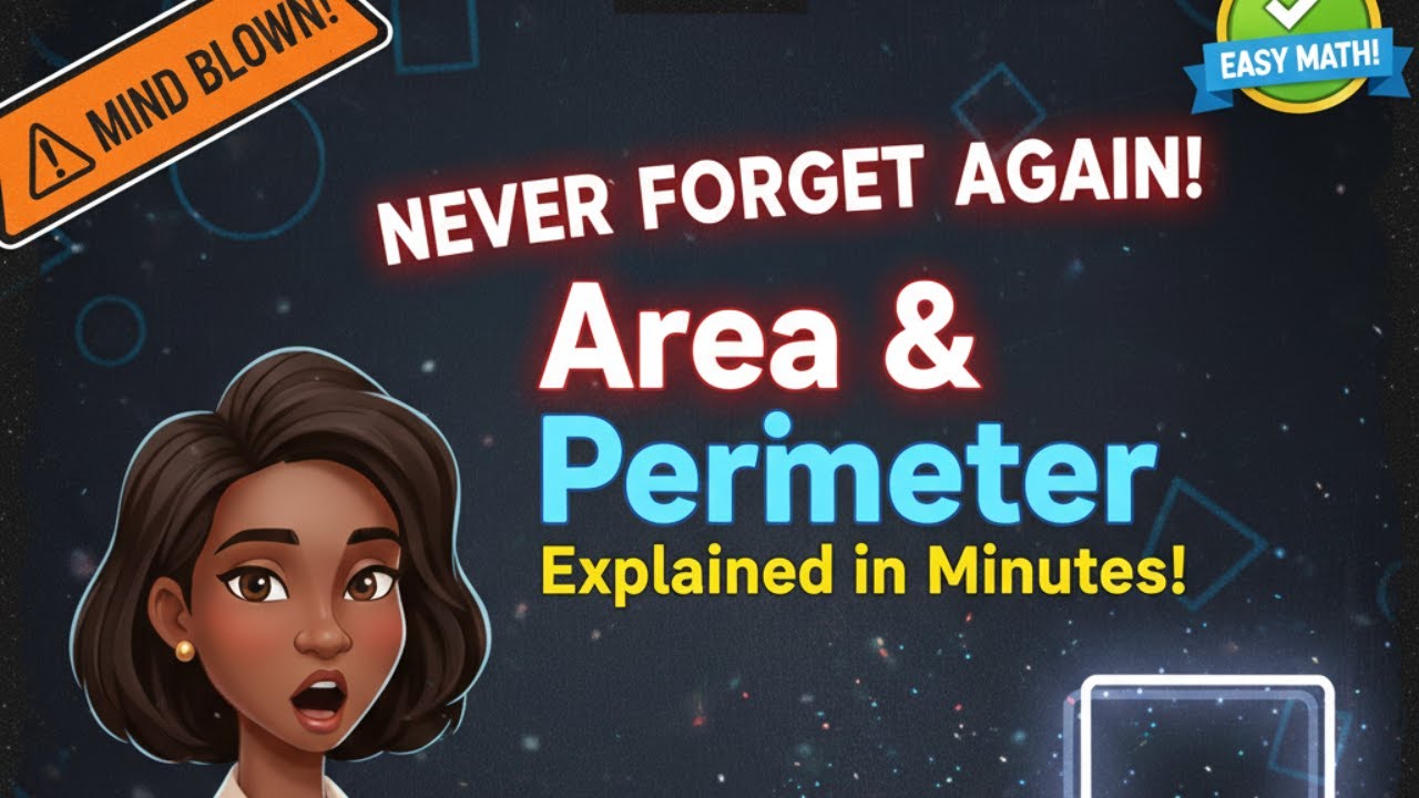 Больше никогда не забудем: площадь и периметр — объяснение за несколько минут!