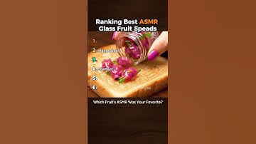 Spreading FLOWERS on TOAST 🍎🍉#glassfruit  #asmrsound #ASMR #Satisfying