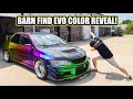 BARN FIND EVO VIII COLOR REVEAL! - IT'S INSANE!!