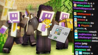 TWITCH CHAT PLAYS MINECRAFT! 🤖 ↑ ↑ ↓ ↓ ← → ← → □ △