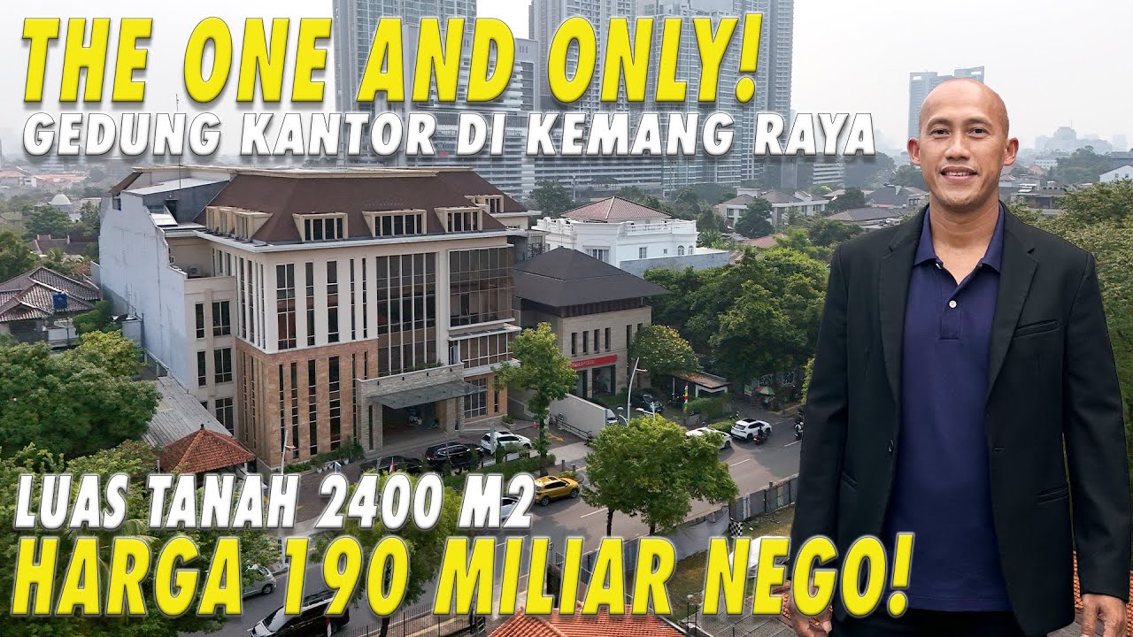 THE ONE AND ONLY! | Gedung Kantor Di Kemang Raya | Luas Tanah 2400m2 | Harga 190Milyar nego