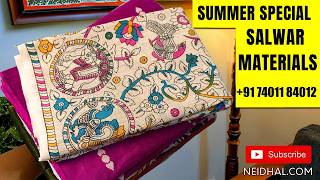 Latest Salwar Dress Material Designs | NEIDHAL.COM | WhatsApp +917401184012 | JUL 30#3833 screenshot 4
