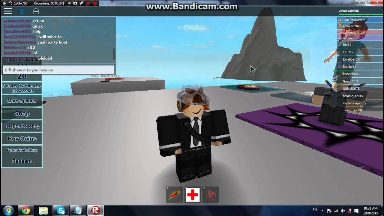 Roblox Sinking Ship Codes 2020