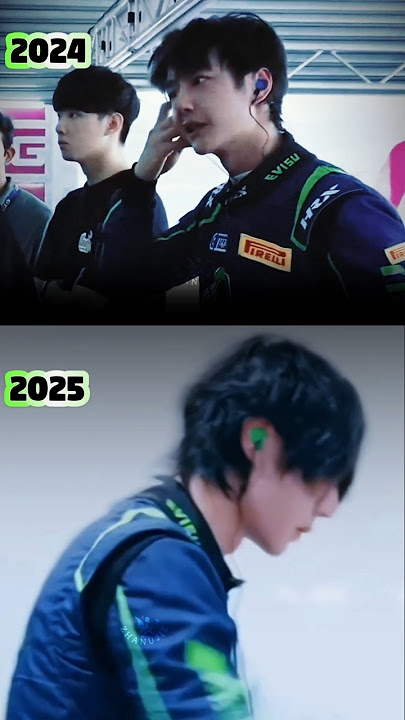 2024 vs 2025 — I’m obsessed with these two clips of Wang Yibo taking off his helmet. #wangyibo