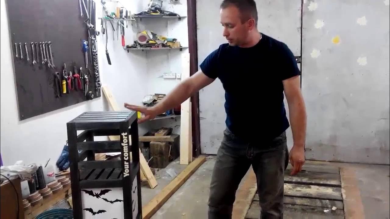 проходной светильник своими руками (lamp made of wood) - YouTube