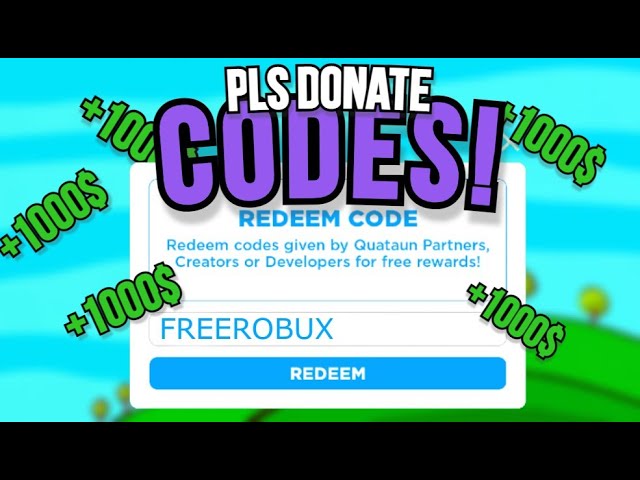 You Can Now Redeem Hazem's FREE ROBUX CODES In PLS DONATE (Roblox) 