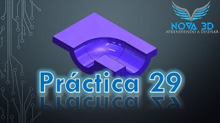 Introducción a Solidworks: Practica 29 - Barrido Corte y Vaciado.