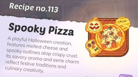 Cookingdom Level 121 Spooky Pizza gameplay walkthrough