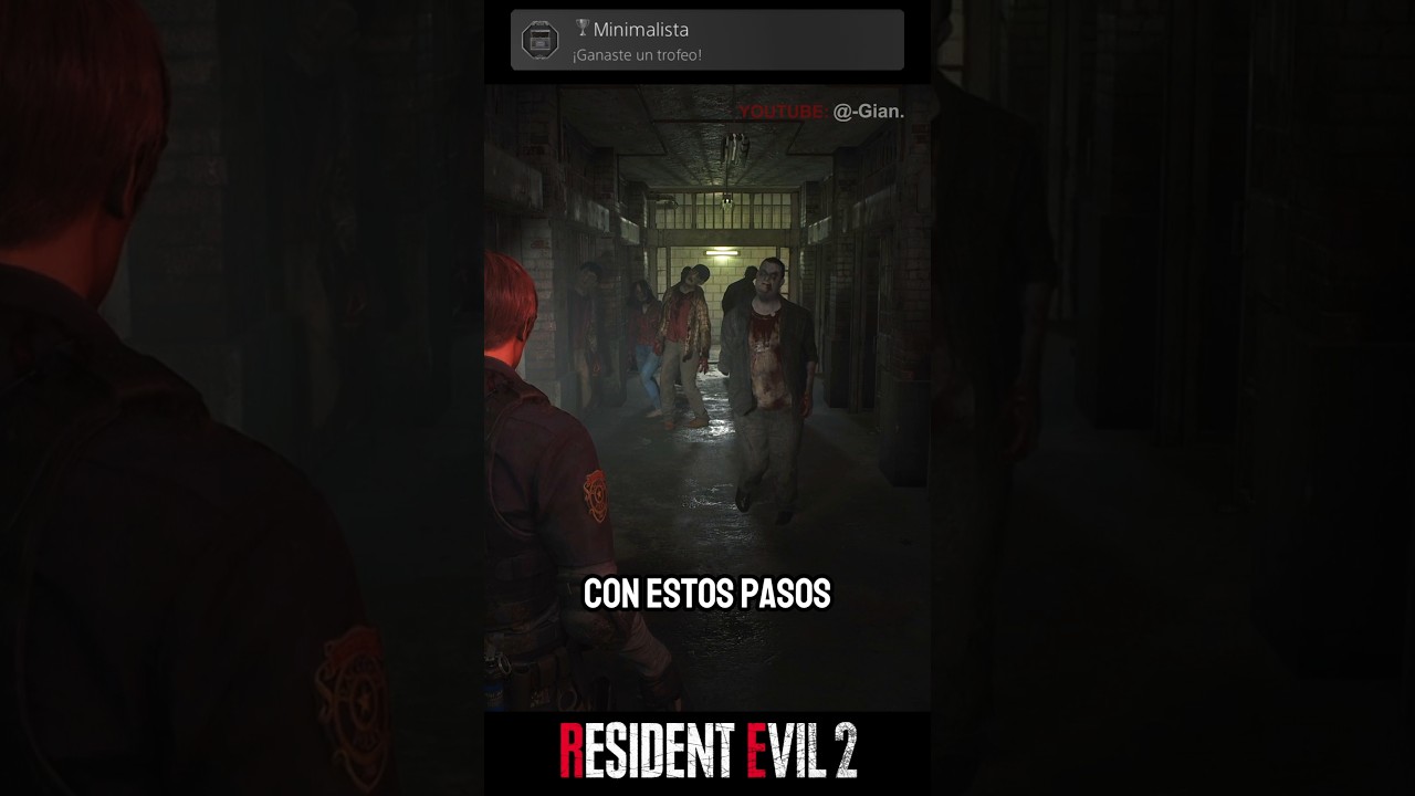 Como conseguir el TROFEO MINIMALISTA de RESIDENT EVIL 2 REMAKE #residentevil #trofeos #logros