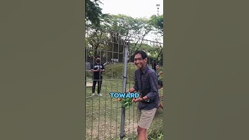 He is locked inside a cage