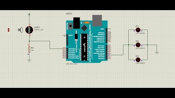 Simulasi Lampu Jalan Menggunakan LDR dan LED pada Proteus