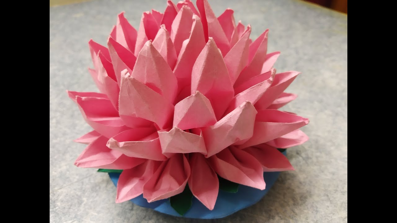 How To Make Paper Flower 5 Minute Craft YouTube