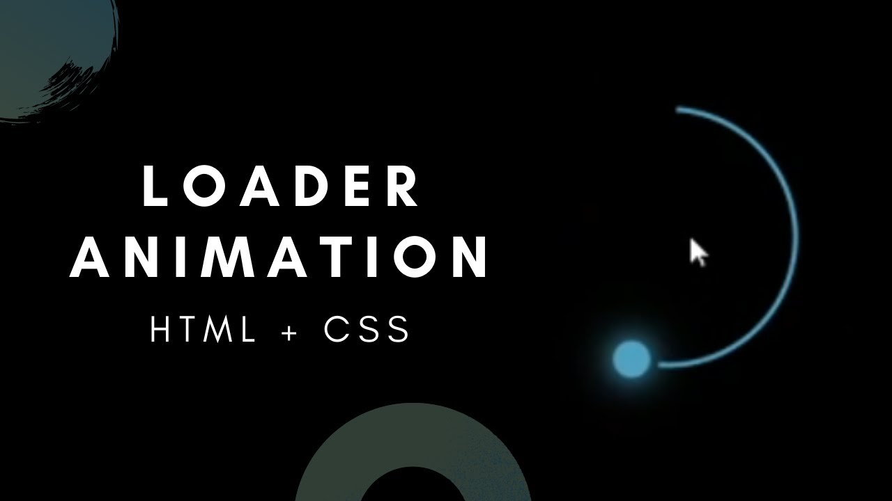 Loader Animations | HTML + CSS - YouTube