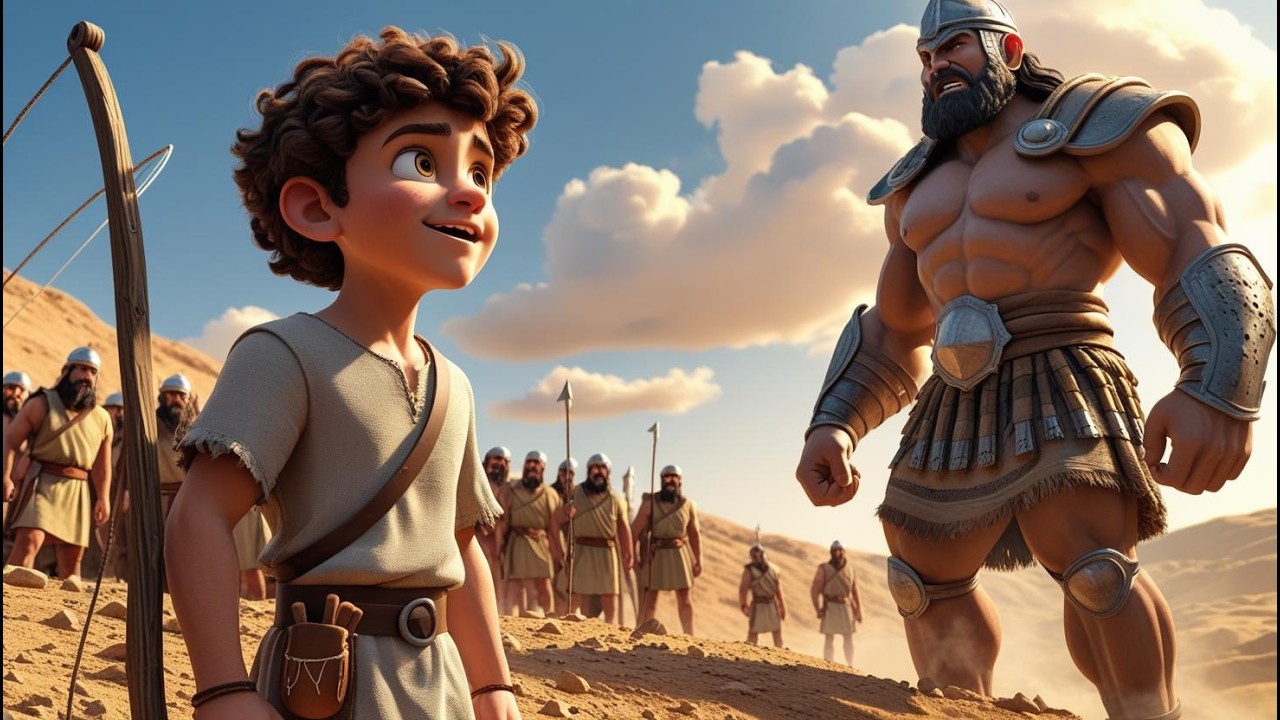 قصة داود و جليات في  الكتاب المقدس  -  David and Goliath 3D