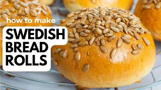 🇸🇪 Swedish Bread Rolls (Frallor) | Soft, Fluffy & Easy to Make! screenshot 1