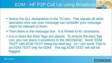 EDM 2304   Call Up Part 4   Using the Broadcast Feature