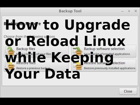 How to Upgrade or Reload Linux while Keeping Your Data. hqdefault