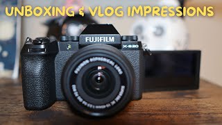 Fujifilm X-S20 Unboxing and Vlog Test (First Impression vs. Canon M50)