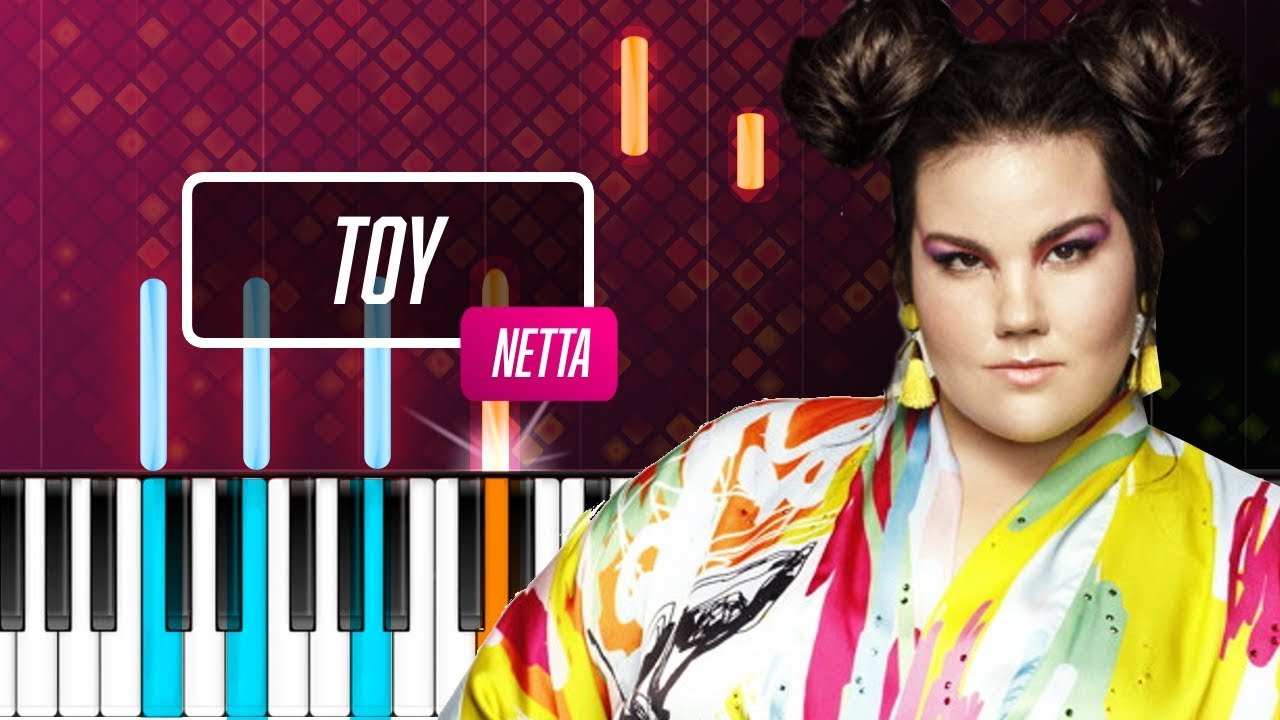 Netta "Toy" Piano Tutorial (Israel 2018 Eurovision winner) Chords