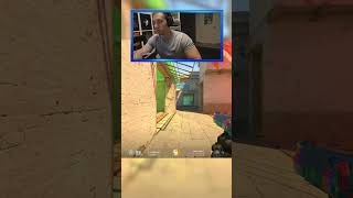 This crazy play made a popular CS2 streamer RAGE... 😂 #cs2 #counterstrike2