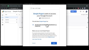 Google App Script Authorization Process
