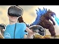 BECOME GODZILLA IN VIRTUAL REALITY!  | King Kaiju VR (HTC Vive Gameplay)