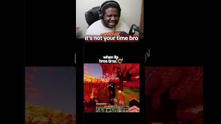 The Timing Was CRAZY 💀 #minecraft #shorts #funny