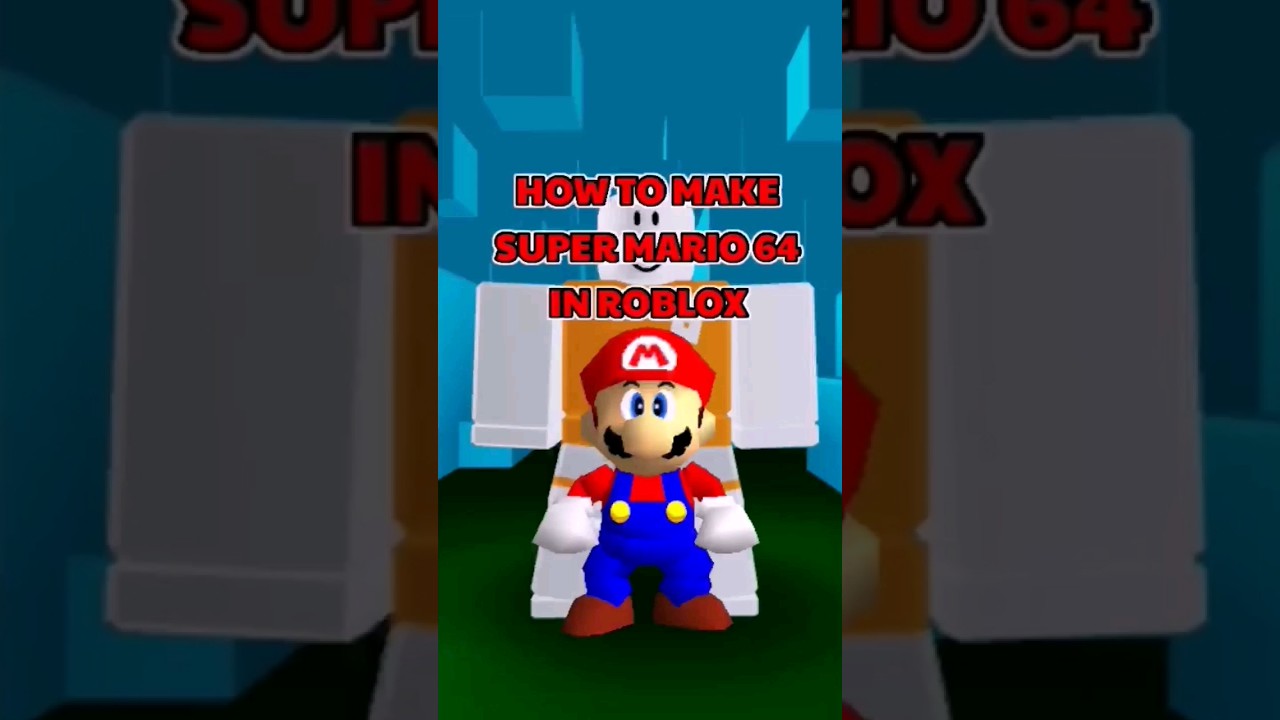 How To make SM64 Game in Roblox Studio! 