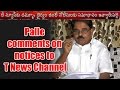 Minister Palle Raghunatha Reddy slams T News & KCR with satires