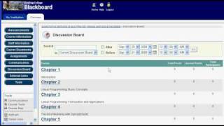 Blackboard Basics