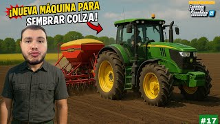 : EMPEZAMOS A SEMBRAR COLZA EN UN NUEVO CAMPO|Farming simulator 22|#17|