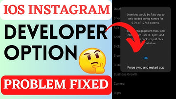 ios Instagram Developer option problem fixed | instander problem problem solved | metaconfig setting