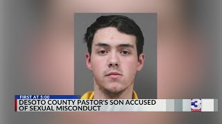 Son of DeSoto County pastor charged with sex offense