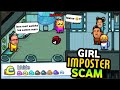 I BECAME A FAKE GIRL IMPOSTOR AND FOOLED EVERYONE | AMONG US FUNNY MOMENTS