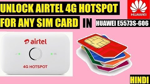 Unlock Airtel 4g Hotspot for Any Sim Card(4g/3g/2g) Huawei e5573s-660 | Techno authority | HINDI
