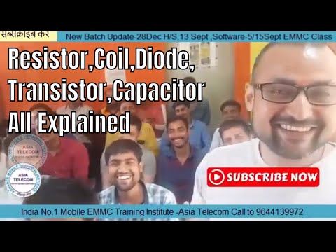 resistor,coil,diode,-transistor,capacitor-all-explained-india-no.1-mobile-emmc-training-institute