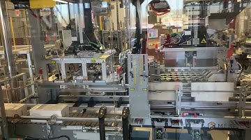 Mespic case packing line for jars and bottles