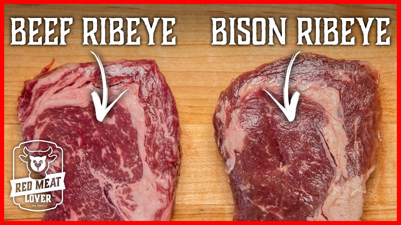 American Bison Steak Vs USDA Prime Beef Steak A Taste Off YouTube
