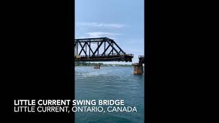 Little Current Swing Bridge in Little Current Ontario