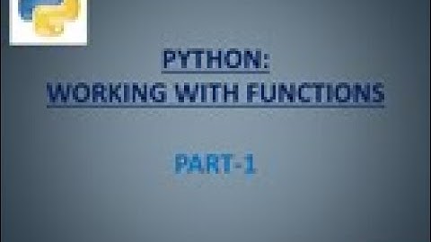 Python :Functions part-1| #user defined| #library functions