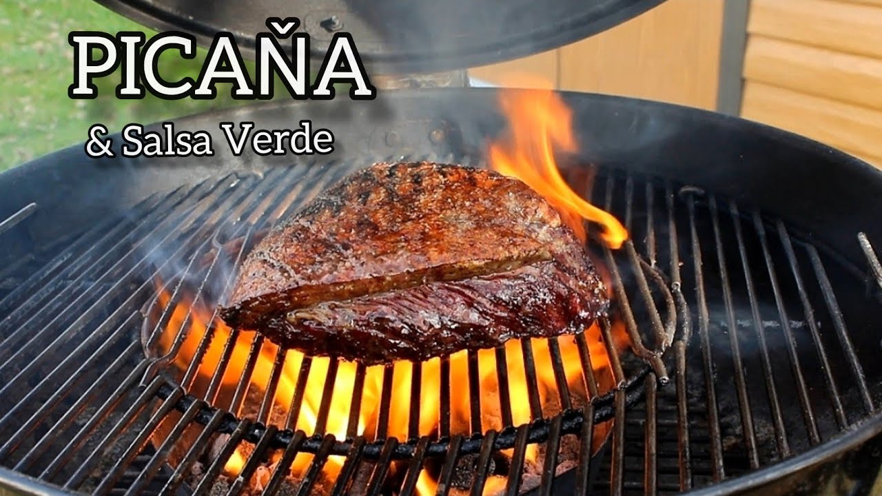 Picaña and salsa verde | Πικάνια και πράσινη σάλτσα.