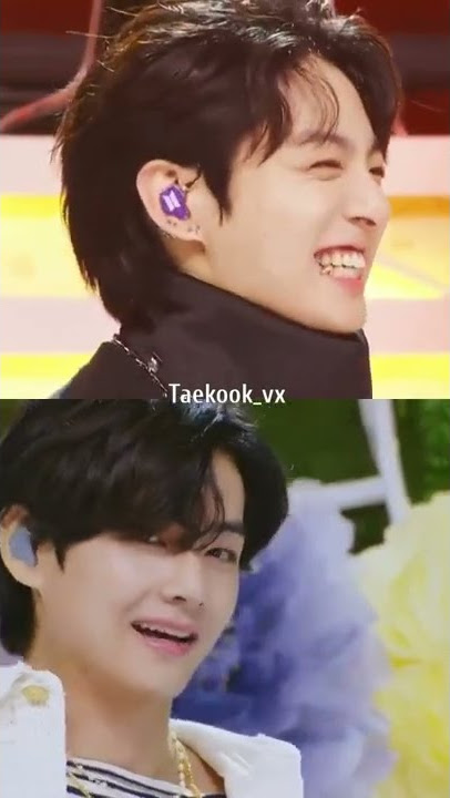 taekook Taehyung & jungkook wink sbs Inkigayo