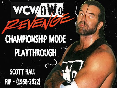 WCW/nWo Revenge N64 - Championship Mode Playthrough w/Scott Hall (4K/60fps)