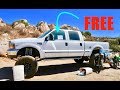 FOUND A FREE TRUCK IN THE HILLS!!( UNBELIEVABLE )