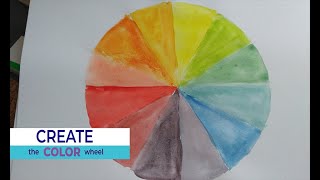 Create your own Color Wheel with Watercolor
