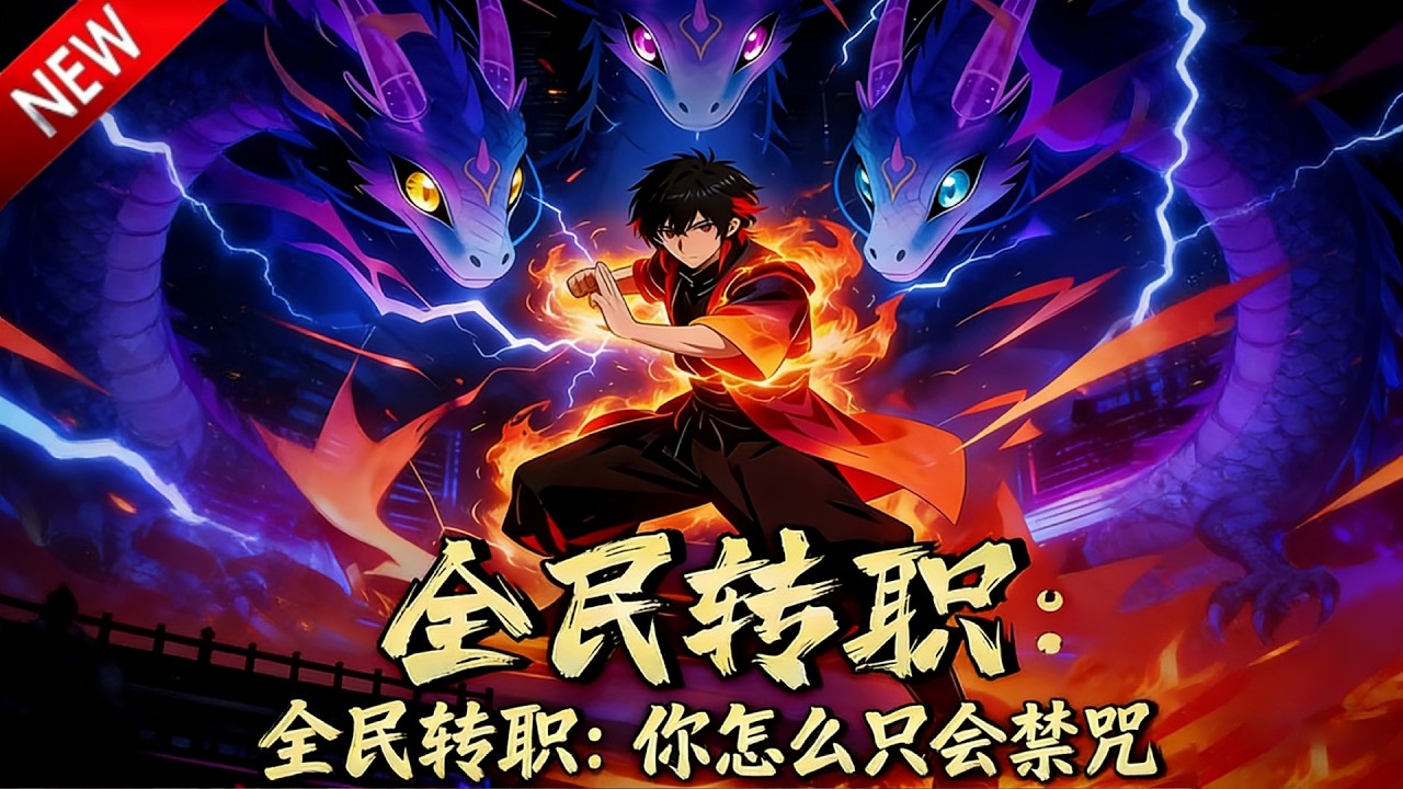 💥【新番上线】被嘲 C 级的禁忌之子，凭技能化咒，携手女神横扫魔物护大夏！《全民转职：你怎么只会禁咒》全集 Multi SUB #热血 #漫剧 #动漫魔女